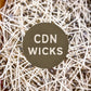 Pre-tabbed 6" CDN wicks